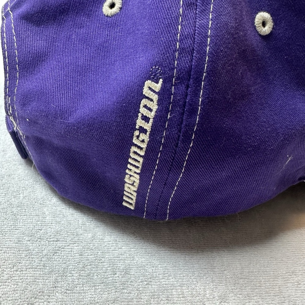 Vintage Nike Washington Huskies Hat Purple Gold Flex Fit Y2K NCAA Cap One Size - Picture 3 of 7
